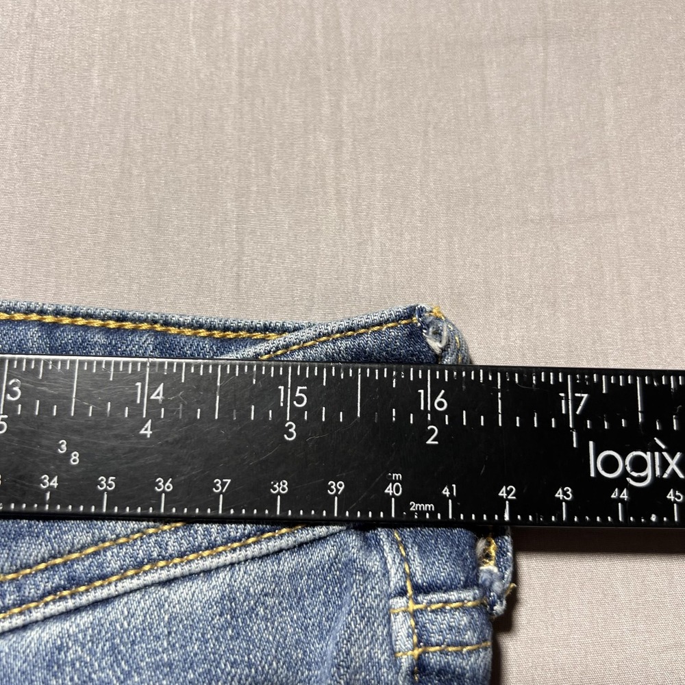 Pilcro Anthropologie The Letterpress Jeans Womens 28 Slim‎ Boyfriend Patchwork - Picture 12 of 16